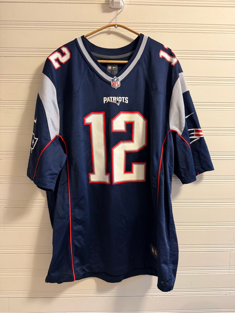 Tom Brady #12 New England Patriots Nike NFL Jersey Men’s XL